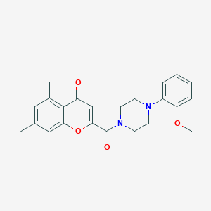 2-{[4-(2-methoxyphenyl)piperazin-1-yl]carbonyl}-5,7-dimethyl-4H-chromen-4-one