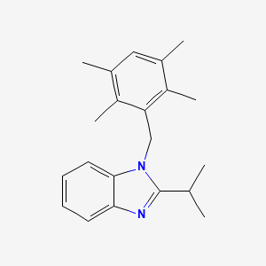 2-(propan-2-yl)-1-(2,3,5,6-tetramethylbenzyl)-1H-benzimidazole