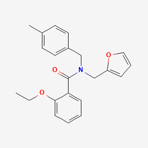 2-ethoxy-N-(furan-2-ylmethyl)-N-(4-methylbenzyl)benzamide