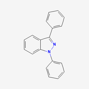 molecular formula C19H14N2 B11405062 1,3-diphenyl-1H-indazole 