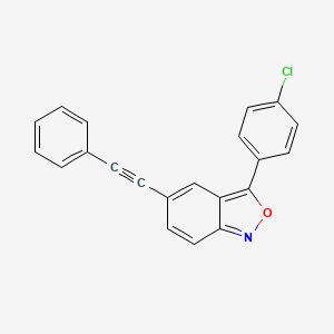 3-(4-Chlorophenyl)-5-(2-phenylethynyl)-2,1-benzoxazole