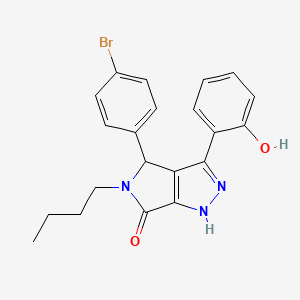 4-(4-bromophenyl)-5-butyl-3-(2-hydroxyphenyl)-4,5-dihydropyrrolo[3,4-c]pyrazol-6(1H)-one