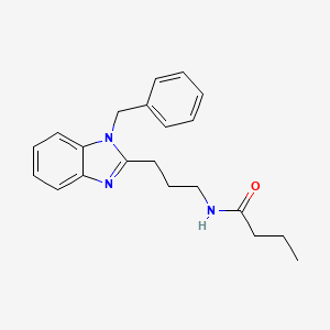 N-[3-(1-benzyl-1H-benzimidazol-2-yl)propyl]butanamide