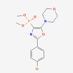 Dimethyl [2-(4-bromophenyl)-5-(morpholin-4-yl)-1,3-oxazol-4-yl]phosphonate