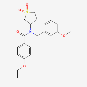 N-(1,1-dioxidotetrahydrothiophen-3-yl)-4-ethoxy-N-(3-methoxybenzyl)benzamide