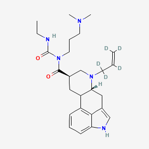 molecular formula C₂₆H₃₂D₅N₅O₂ B1140534 Cabergoline-d5 CAS No. 1426173-20-7