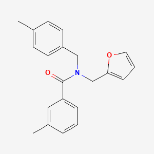 N-(furan-2-ylmethyl)-3-methyl-N-(4-methylbenzyl)benzamide