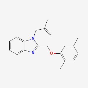 2-[(2,5-dimethylphenoxy)methyl]-1-(2-methylprop-2-en-1-yl)-1H-benzimidazole