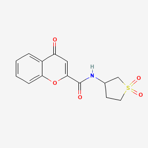 N-(1,1-dioxidotetrahydrothiophen-3-yl)-4-oxo-4H-chromene-2-carboxamide