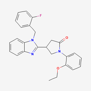 1-(2-ethoxyphenyl)-4-[1-(2-fluorobenzyl)-1H-benzimidazol-2-yl]pyrrolidin-2-one