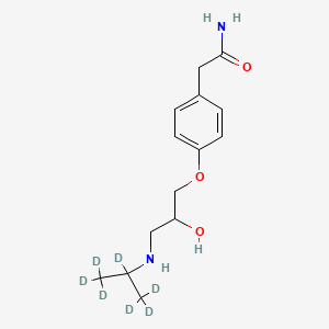 molecular formula C₁₄H₁₅D₇N₂O₃ B1140565 阿替洛尔-d7 CAS No. 1202864-50-3