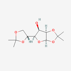molecular formula C₁₂H₂₀O₆ B1140573 1,2:5,6-二-O-异丙基-α-D-古罗呋喃糖 CAS No. 14686-89-6