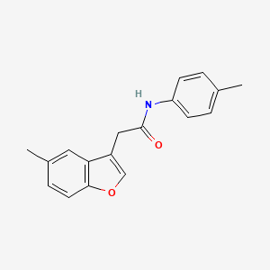 2-(5-methyl-1-benzofuran-3-yl)-N-(4-methylphenyl)acetamide