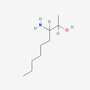 molecular formula C₉H₂₁NO B1140580 3-氨基壬醇-2-醇 CAS No. 51714-10-4