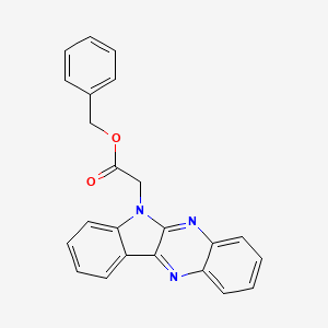 benzyl 6H-indolo[2,3-b]quinoxalin-6-ylacetate