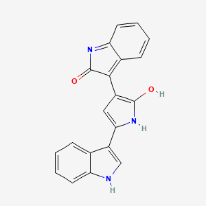 molecular formula C20H13N3O2 B1140582 脱氧紫罗兰素 CAS No. 5839-61-2