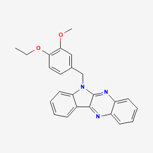 6-(4-ethoxy-3-methoxybenzyl)-6H-indolo[2,3-b]quinoxaline