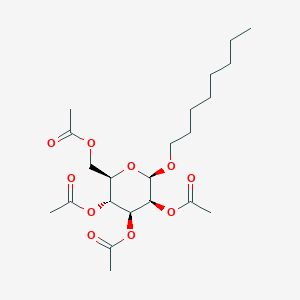 molecular formula C₂₂H₃₆O₁₀ B1140604 辛基 2,3,4,6-O-四乙酰基-β-D-甘露糖吡喃苷 CAS No. 128299-96-7