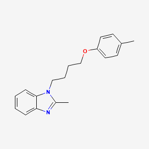 2-methyl-1-[4-(4-methylphenoxy)butyl]-1H-benzimidazole