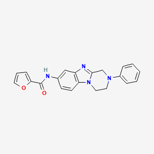 N-(2-phenyl-1,2,3,4-tetrahydropyrazino[1,2-a]benzimidazol-8-yl)-2-furamide