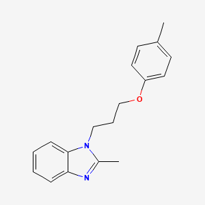 2-methyl-1-[3-(4-methylphenoxy)propyl]-1H-benzimidazole