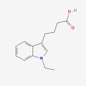 molecular formula C14H17NO2 B11406199 4-(1-ethyl-1H-indol-3-yl)butanoic acid 