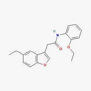 N-(2-ethoxyphenyl)-2-(5-ethyl-1-benzofuran-3-yl)acetamide