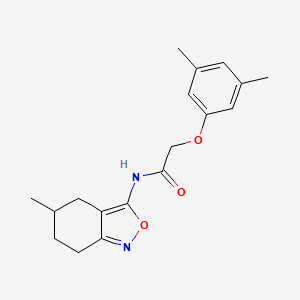 2-(3,5-dimethylphenoxy)-N-(5-methyl-4,5,6,7-tetrahydro-2,1-benzoxazol-3-yl)acetamide