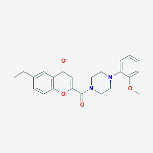 6-ethyl-2-{[4-(2-methoxyphenyl)piperazin-1-yl]carbonyl}-4H-chromen-4-one