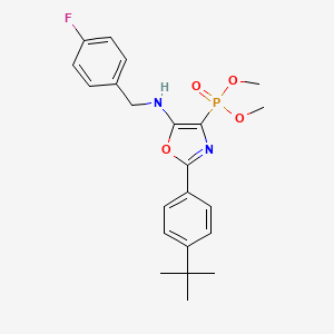 Dimethyl {2-(4-tert-butylphenyl)-5-[(4-fluorobenzyl)amino]-1,3-oxazol-4-yl}phosphonate