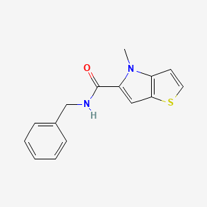 N-benzyl-4-methyl-4H-thieno[3,2-b]pyrrole-5-carboxamide