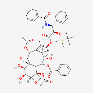 molecular formula C₅₃H₆₅NO₁₅Si B1140641 2'-O-(tert-Butyldimethylsilyl)-6alpha-hydroxy Paclitaxel CAS No. 211732-86-4