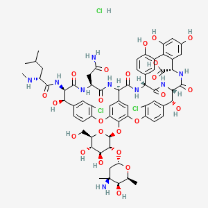 molecular formula C₆₆H₇₆Cl₃N₉O₂₄ B1140642 Vancomycin hydrochloride CAS No. 197638-25-8