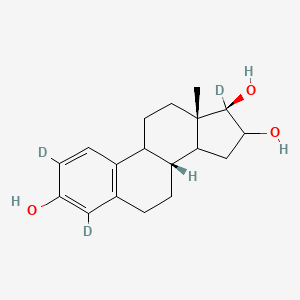 molecular formula C₁₈H₂₁D₃O₃ B1140645 Estriol-d3 CAS No. 79037-36-8