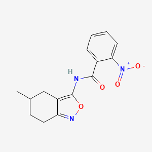 N-(5-methyl-4,5,6,7-tetrahydro-2,1-benzoxazol-3-yl)-2-nitrobenzamide