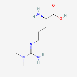 molecular formula C₃₂H₃₈N₈O₁₀S₂ B1140653 N,N-dimethylarginine CAS No. 102783-24-4