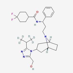 molecular formula C₂₉H₃₅D₆F₂N₅O B1140657 3-Hydroxymethyl Maraviroc-d6 CAS No. 1217536-16-7