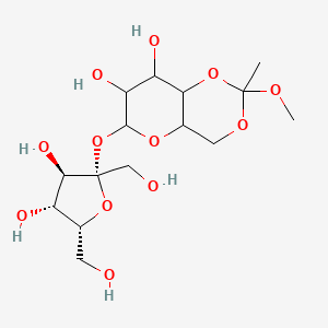 molecular formula C₁₅H₂₆O₁₂ B1140661 Sucrose 4,6-Methyl Orthoester CAS No. 116015-72-6