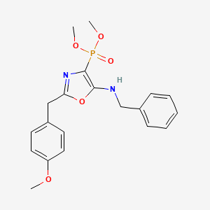 Dimethyl [5-(benzylamino)-2-(4-methoxybenzyl)-1,3-oxazol-4-yl]phosphonate