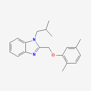 2-[(2,5-dimethylphenoxy)methyl]-1-(2-methylpropyl)-1H-benzimidazole