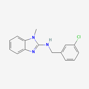 N-(3-chlorobenzyl)-1-methyl-1H-benzimidazol-2-amine