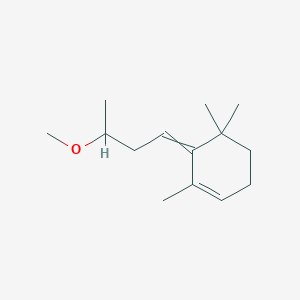 molecular formula C₁₄H₂₄O B1140681 6-(3-Methoxybutylidene)-1,5,5-trimethylcyclohex-1-ene CAS No. 945426-65-3