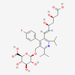 molecular formula C₃₁H₄₀FNO₁₁ B1140693 去甲西立伐他汀O-β-D-葡萄糖醛酸苷 CAS No. 212616-56-3