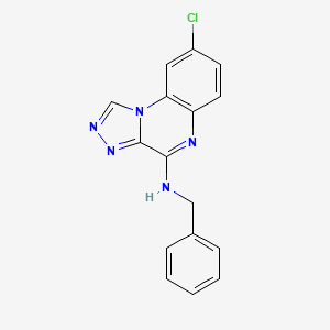 molecular formula C16H12ClN5 B11407031 N-benzyl-8-chloro-[1,2,4]triazolo[4,3-a]quinoxalin-4-amine CAS No. 903130-79-0