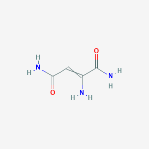 molecular formula C₄H₇N₃O₂ B1140705 2-氨基-2-丁烯二酰胺 CAS No. 18486-76-5