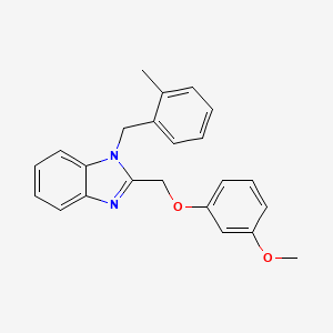 2-[(3-methoxyphenoxy)methyl]-1-(2-methylbenzyl)-1H-benzimidazole