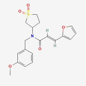 (2E)-N-(1,1-dioxidotetrahydrothiophen-3-yl)-3-(furan-2-yl)-N-(3-methoxybenzyl)prop-2-enamide