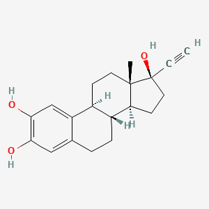 molecular formula C₂₀H₂₄O₃ B1140738 2-Hydroxyethinylestradiol CAS No. 50394-89-3