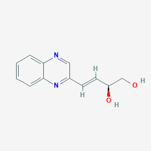 B1140741 4-(2-Quinoxalinyl-3-butene-1,2-diol CAS No. 127196-36-5