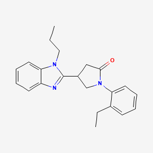 1-(2-ethylphenyl)-4-(1-propyl-1H-benzimidazol-2-yl)pyrrolidin-2-one